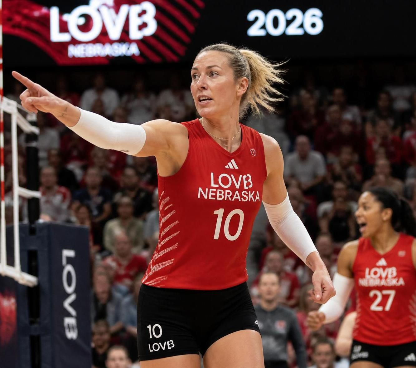 jordan larson maakt haar terugkeer bij lovb nebraska voor het seizoen 2026-27 en bereidt zich voor op een spannend volleybalseizoen.