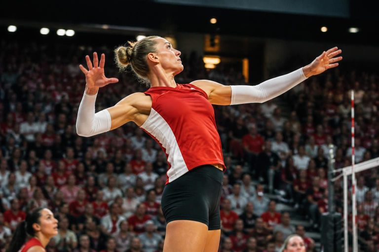 jordan larson keert terug bij lovb nebraska voor het seizoen 2026-27, wat een boost geeft aan het team met haar ervaring en vaardigheden.