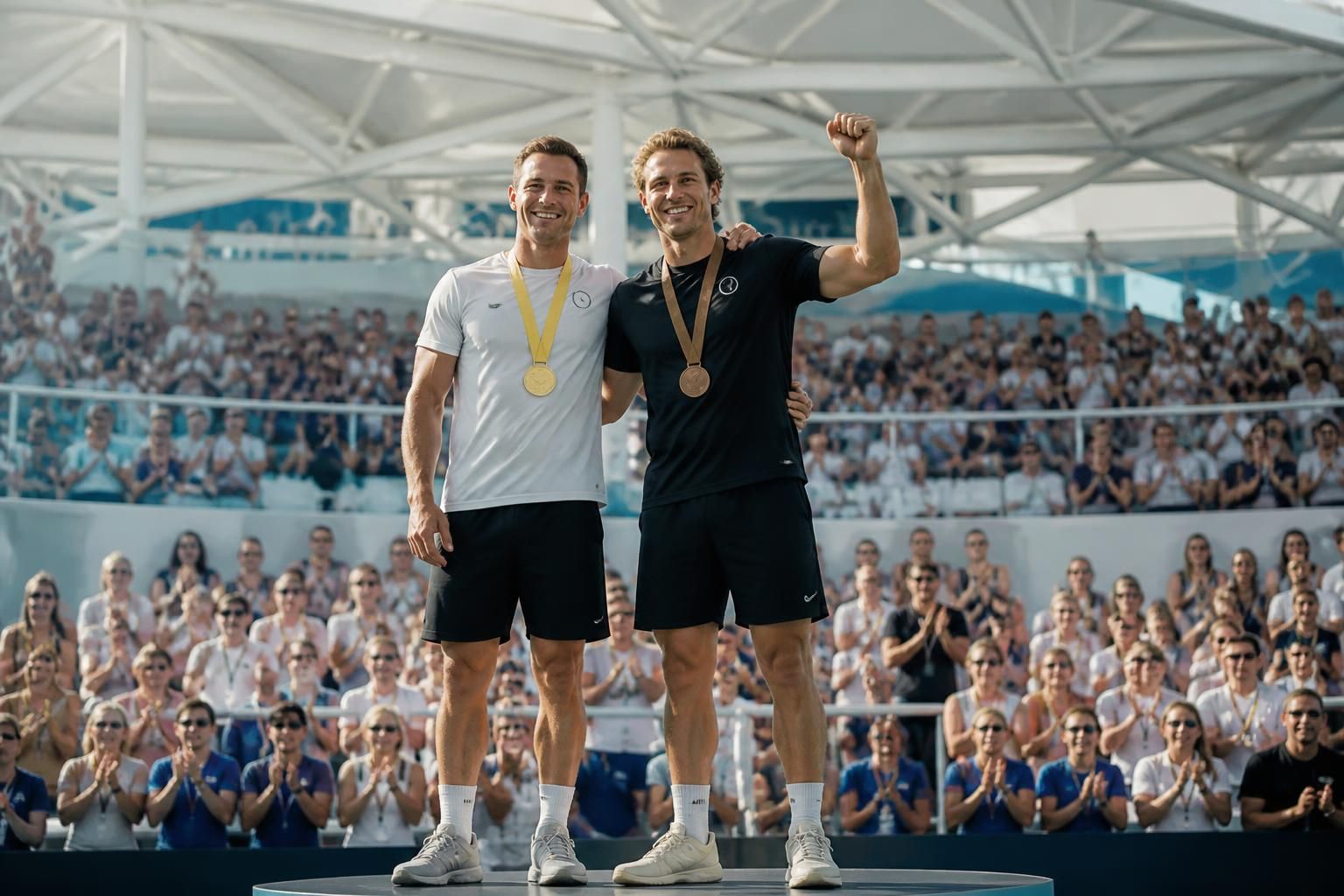 ofw's behalen goud en brons tijdens de abu dhabi open masters games, een prestigieus sportevenement waar talent en doorzettingsvermogen samenkomen.