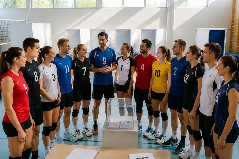 volleyballploeg stelt nieuwe raad van 13 leden samen met verkiezing gepland op 10 augustus voor het versterken van de club en het bevorderen van samenwerking.