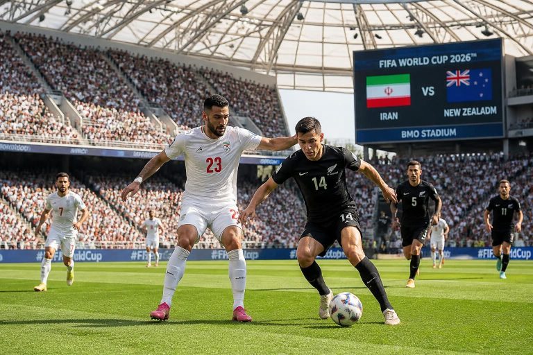 ontdek de voorspelling voor de wk 2026 wedstrijd tussen iran en nieuw-zeeland. lees wat je kunt verwachten van deze spannende clash op het wereldkampioenschap voetbal.