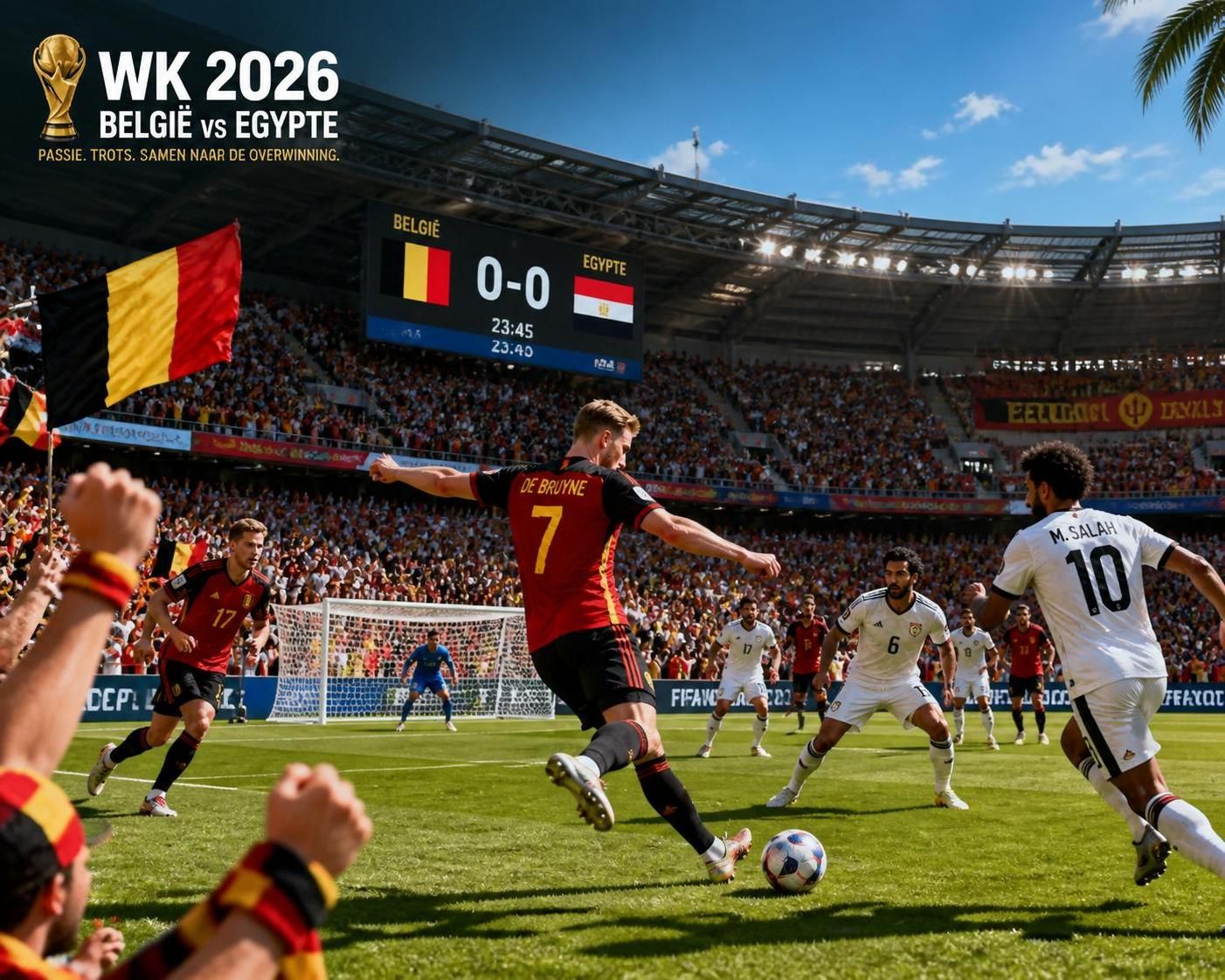 ontdek de voorspellingen voor wk 2026-wedstrijd tussen belgië en egypte, inclusief de kanshebbers en verwachtingen voor deze spannende ontmoeting.