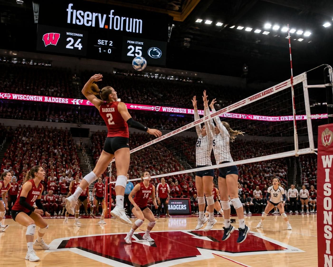 volg avca first serve collegevolleybal live vanuit het fiserv forum met directe updates en actuele verslagen van de wedstrijden.