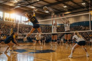 bekijk de foto's van de spannende seizoenstart van cheboygan volleybal thuis tegen gaylord. mis geen moment van de actie en sfeer!