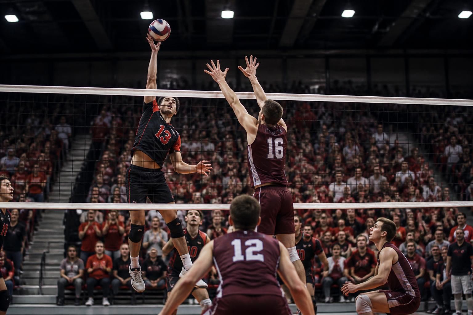 het londense volleybalteam neemt het op tegen flour bluff in een spannende niet-districtwedstrijd vol actie en sportiviteit.