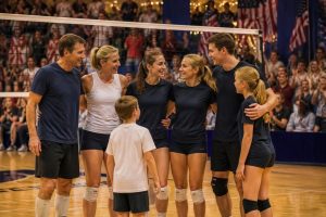 speciale volleyballshow in wisconsin verenigt de shondell-familie voor een onvergetelijke bijeenkomst vol sport en familiebanden.