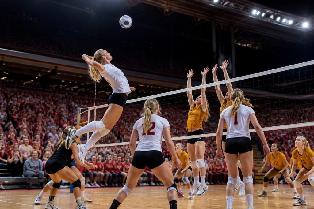 bekijk de galerij van de spannende inhaalmatch waarin husker volleybal mizzou overtuigend verslaat op de vloer van wrigley. hoogtepunten en actiespecials!