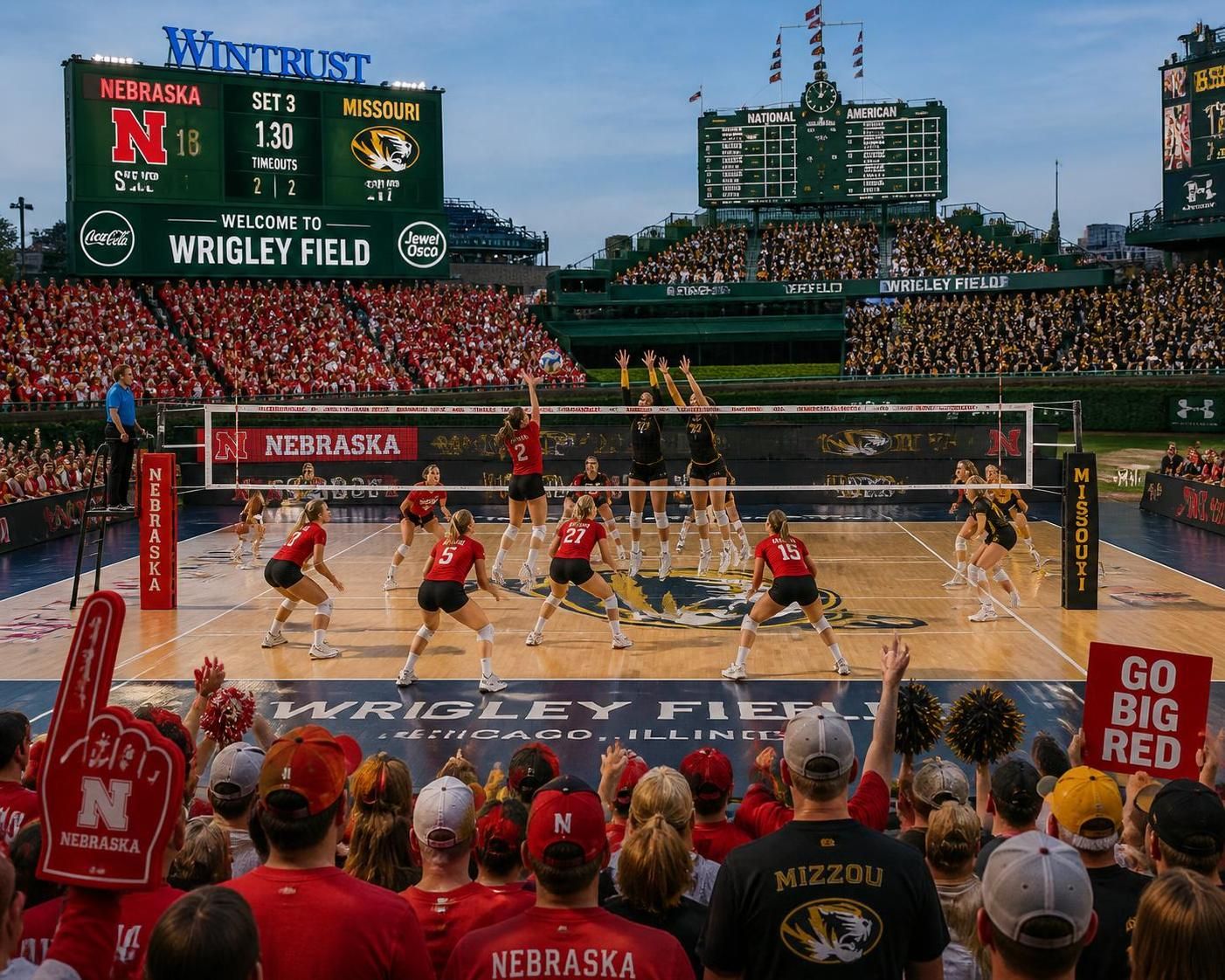 ontdek waar en wanneer je de nebraska vs. missouri volleybalwedstrijd kunt volgen, inclusief kanaalinformatie, tijdschema's, tv-gids en meer.