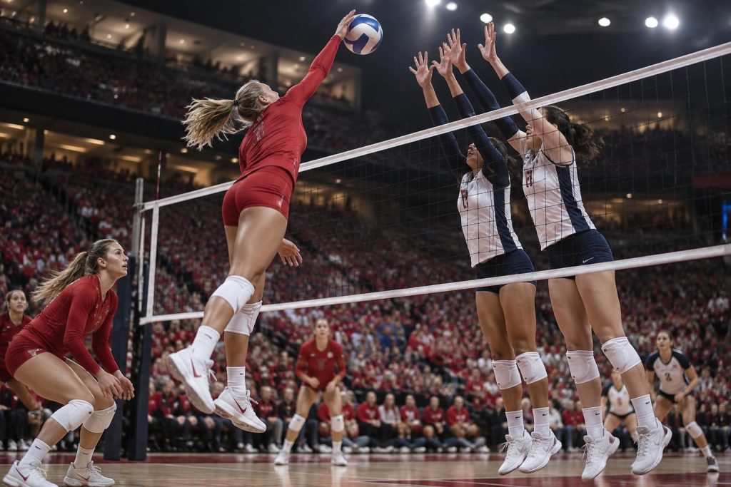 lees het wedstrijdverslag van nebraska tegen penn state, met uitslagen, statistieken en de belangrijkste hoogtepunten van dit spannende volleybalduel.