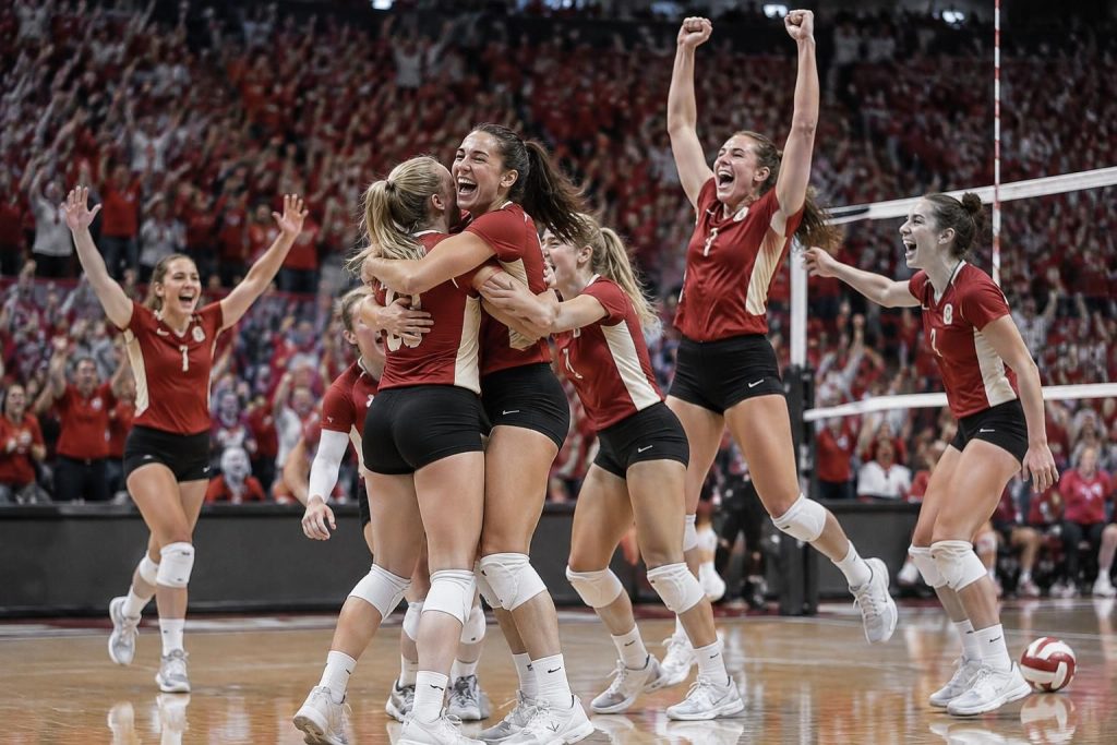 nebraska-volleybal blijft indruk maken en herhaalt het kunststukje: het team staat opnieuw ongeslagen op 20-0.